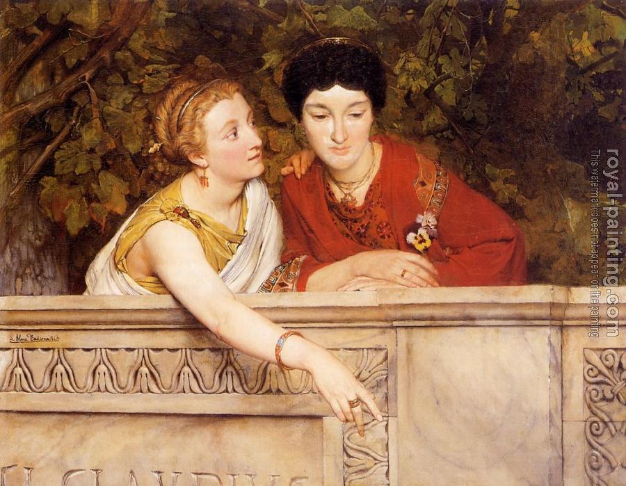 Sir Lawrence Alma-Tadema : Gallo-Roman Women